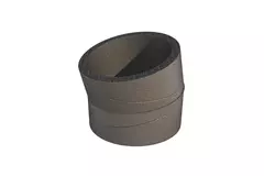 Ubbink Aerfoam 15 degree bend 180 mm
