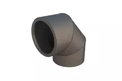 Ubbink Aerfoam 90 degree bend 160 mm