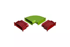 Ubbink Air Excellent 45SC kit bend horizontal