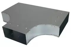 T-piece 90 degrees 170x80 mm - 170x80 mm for flue pipe