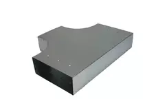 T-piece 90 degrees 300x80 mm - 170x80 mm for ducting