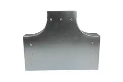 T-piece 90 degrees 300x80 mm - 170x80 mm for ducting