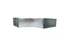 T-piece 90 degrees 300x80 mm - 170x80 mm for ducting