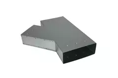 T-piece 45 degrees 220x80 mm - 170x80 mm for ducting