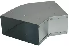 Bend 45 degrees 170x80 mm horizontal duct