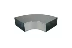 Bend 90 degrees 170x80 mm horizontal duct