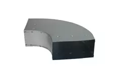 Bend 90 degrees 170x80 mm horizontal duct
