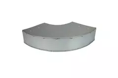 Bend 90 degrees 170x80 mm horizontal duct