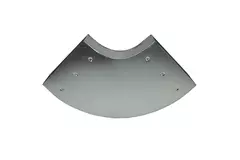Bend 90 degrees 170x80 mm horizontal duct