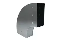 Bend 90 degrees 170x80 mm horizontal duct