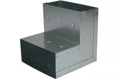 Bend 90 degrees 170x80 mm vertical duct