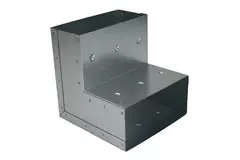 Bend 90 degrees 170x80 mm vertical duct