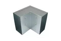 Bend 90 degrees 170x80 mm vertical duct