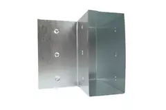 Bend 90 degrees 170x80 mm vertical duct