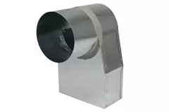 Slate corner piece 170x80 mm to diameter 125 mm for inlet duct