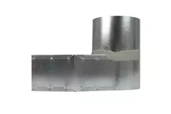 Slate corner piece 170x80 mm to diameter 125 mm for inlet duct