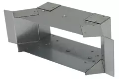 Side connection 170x80 mm for flue pipe