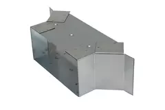Side connection 170x80 mm for flue pipe