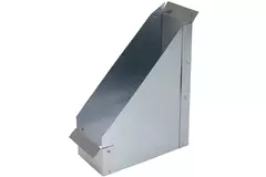 Side connection 170x80 mm 45 degrees for flue pipe