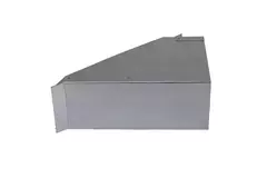 Side connection 170x80 mm 45 degrees for flue pipe