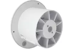 Bathroom extractor fan round white - humidity sensor and timer - Ø 120 mm - aRid 120 BB HS