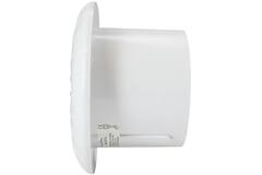 Bathroom extractor fan round white - humidity sensor and timer - Ø 120 mm - aRid 120 BB HS