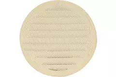 Metal ventilation grille round Ø125 mm beige - MR125Y - RAL1015