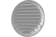 Metal ventilation grille round Ø200 mm grey - MR200P - RAL9006