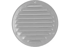 Metal ventilation grille round Ø125 mm grey - MR125P - RAL9006