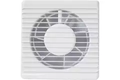 Bathroom extractor fan Ø 125 mm white - energy planet 125 HS