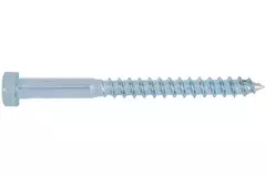 Wood threaded bolt 8x50mm galv. (200)
