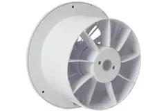 Bathroom extractor fan round white with timer - Ø 150 mm - aRid 150 BB TS
