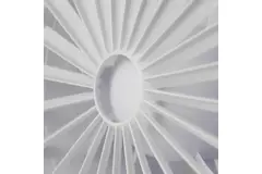Bathroom extractor fan round white with timer - Ø 150 mm - aRid 150 BB TS