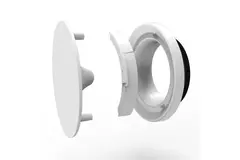 Vent-Axia Uniflexplus RV 100 mm adjustable supply and drain valve - white