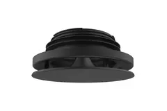 Vent-Axia Uniflexplus RV Z 125 mm adjustable supply and drain valve - black