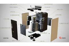 Vasco MVHR unit DX5 – 500m³/h – includes wireless control