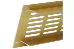 Skirting diffuser aluminium - gold L=400mm x H=100mm -RA1040G