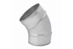 Bend diameter 80 mm 45 degrees (not safe)