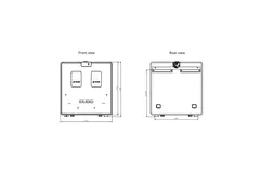 Duco MVHR unit DucoBox Energy Comfort D400 - plug type G