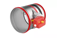 Fire damper round 100 mm end socket - E-FDC25 D100RS
