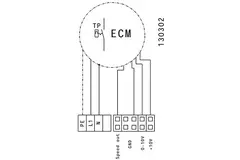 Ruck® ETAMASTER inline tube fan with EC motor 2175m³/h - Ø 250 mm + operation potentiometer 10 kO