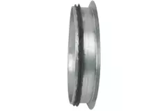 Flat spigot Ø 80mm (90°) - Galvanised