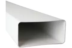 Rectangular plastic ventilation duct 110 x 55m L=1 metre - K-1