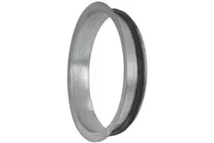Flat spigot Ø 80mm (90°) - Galvanised