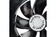 Vent-Axia Lo-Carbon iQ bathroom extractor fan Fresh Intellivent BLACK Ø100 - 125 mm