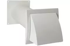Through-wall ventilation kit SPK3 Ø100mm with check valve