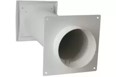Through-wall ventilation kit SPK3 Ø100mm with check valve