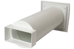 Through-wall ventilation kit SPK6 Ø100mm with moveable blades