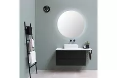 Svara Bathroom Fan with Timer, Humidity and Light Sensor, 100-125 mm (App-Controlled) BLACK