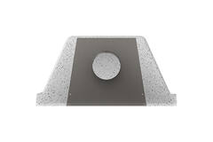 EPS Plenum insulated 590x590 Ø 125mm